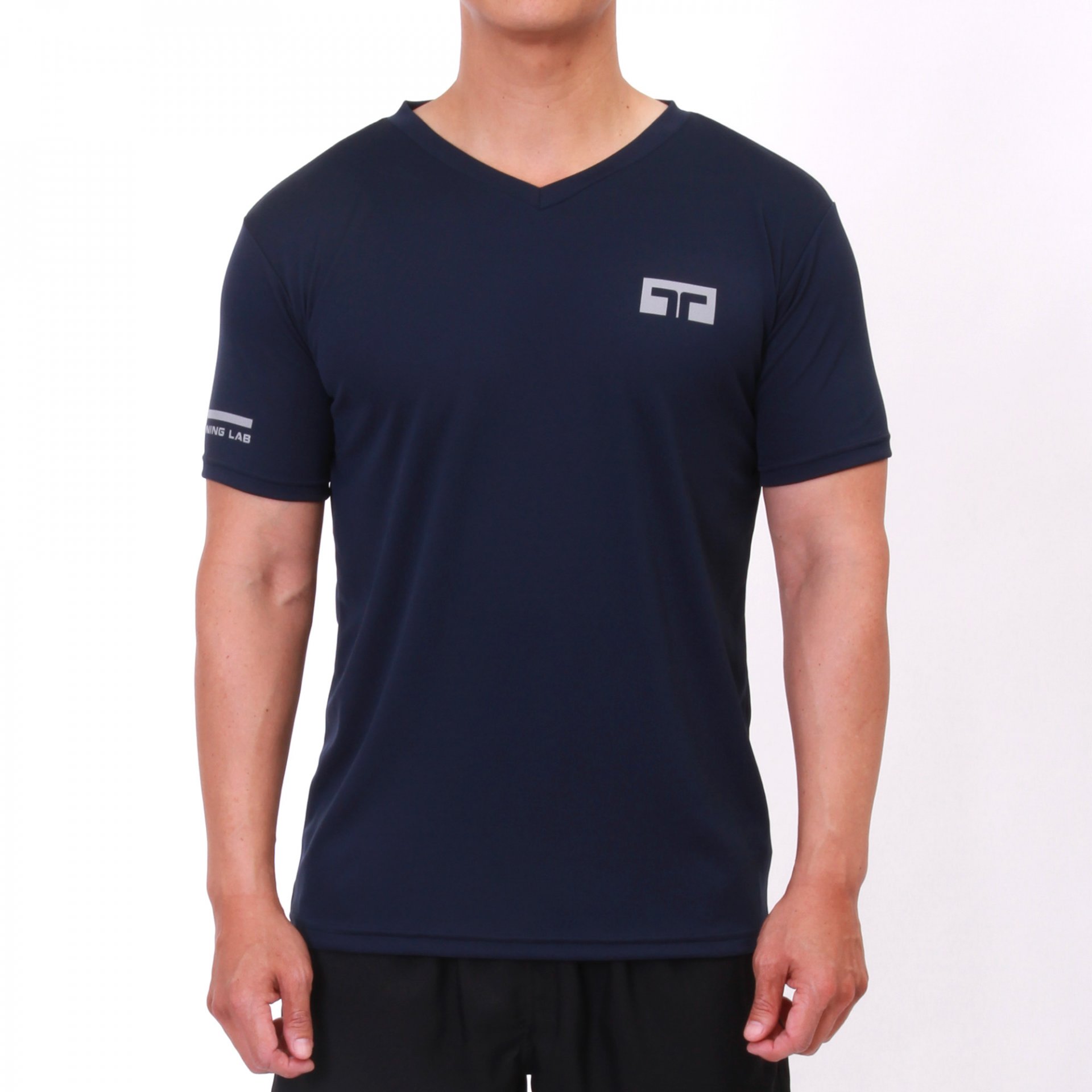Men's TL V-Neck T-Shirt (NAVY)